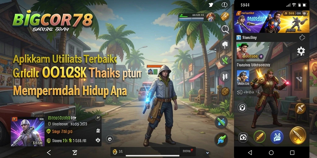 Tampilan antarmuka aplikasi BIGCOR78 yang sederhana dan fungsional.