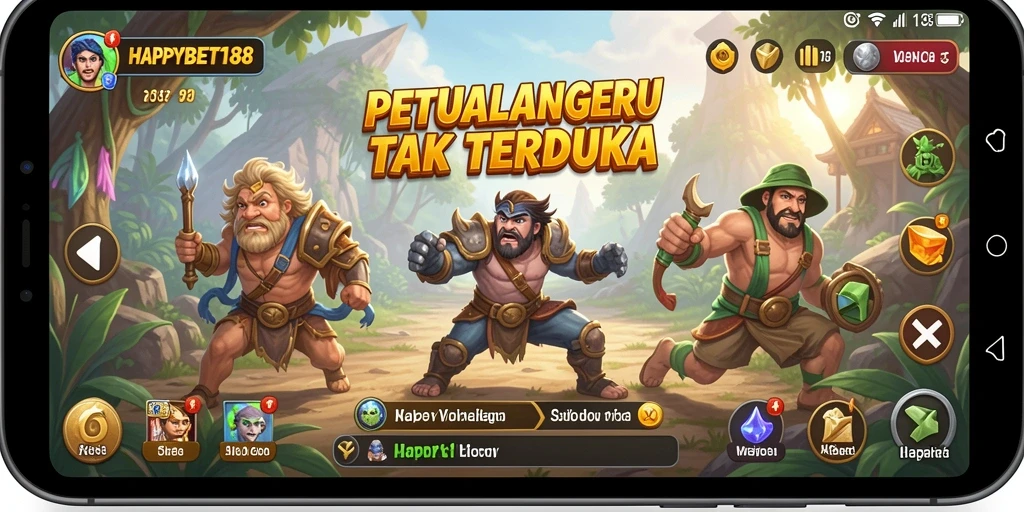 Screenshot gameplay <strong>HAPPYBET188</strong> dengan petualangan mendebarkan.