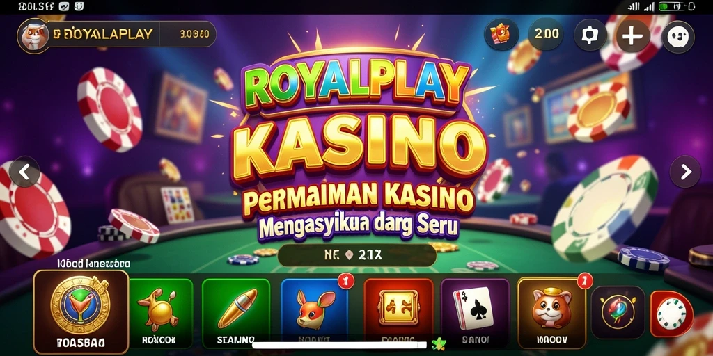 Tangkapan layar gameplay Kasino ROYALPLAY yang mendebarkan.